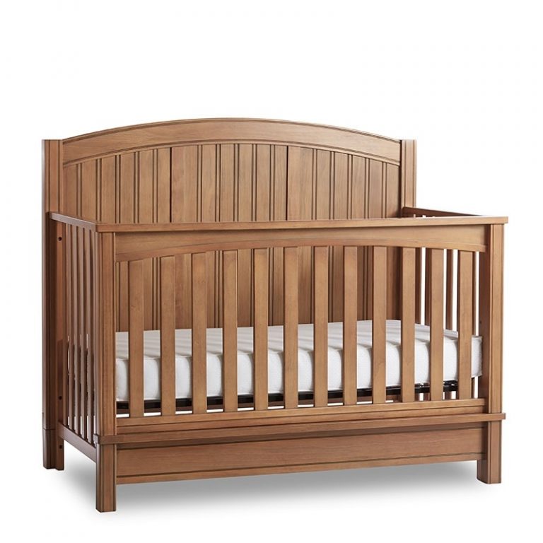 oak convertible crib