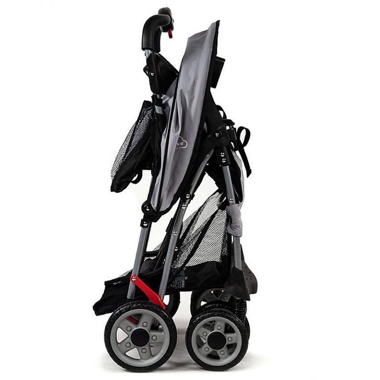 umbrella stroller with tray and basket