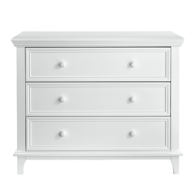 3 Drawer Dresser - White