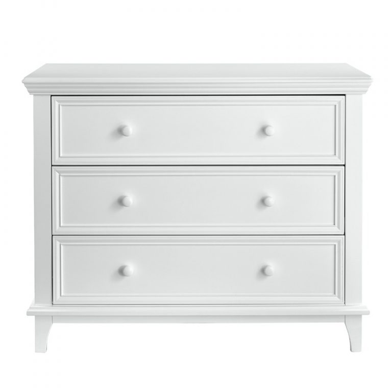 3 Drawer Dresser - White