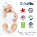 Kolcraft® Pediatric 800 Crib Mattress - White Windsor Garden Image 11 Thumbnail