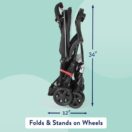 Folded stroller shot Thumbnail