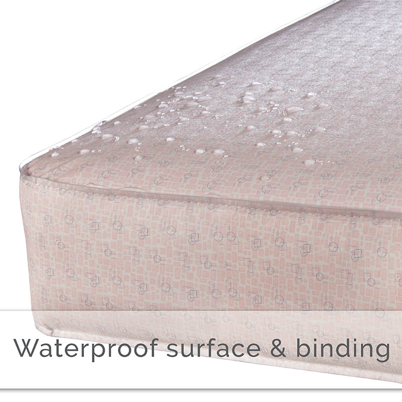 Kolcraft® Fresh Start™ Premium Waterproof Crib Mattress - Pink Image 2
