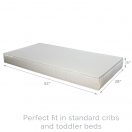 Kolcraft® Fresh Start PolyFoam Crib Mattress - Beige Image 3 Thumbnail