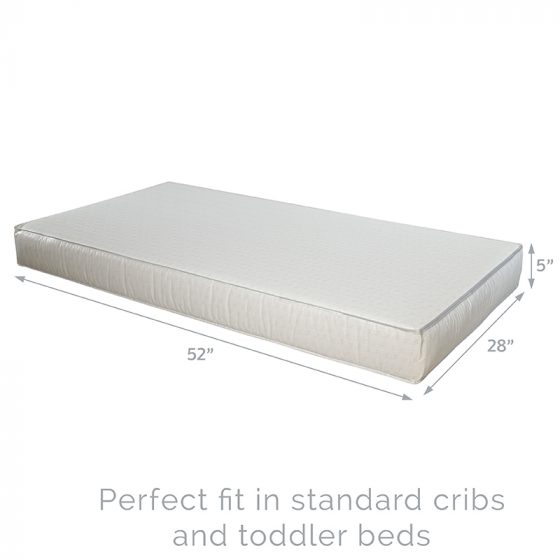 Kolcraft® Fresh Start PolyFoam Crib Mattress - Beige Image 3