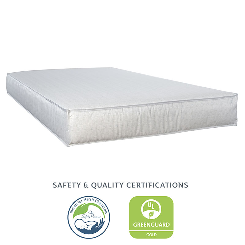 Kolcraft® Fresh Start™ Premium Waterproof Crib Mattress - Beige Image 2