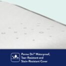 Water droplets on crib mattress Thumbnail