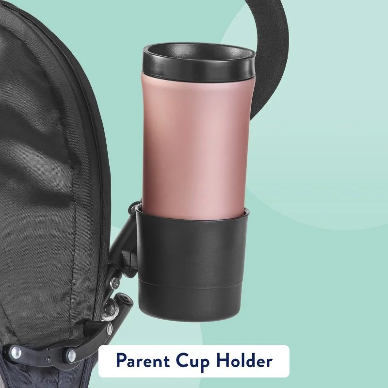 Stroller parent cup holder