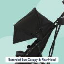 Stroller canopy extended Thumbnail