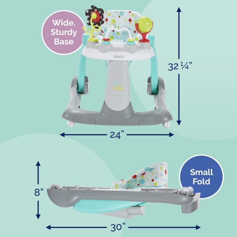 Activity walker size dimensions