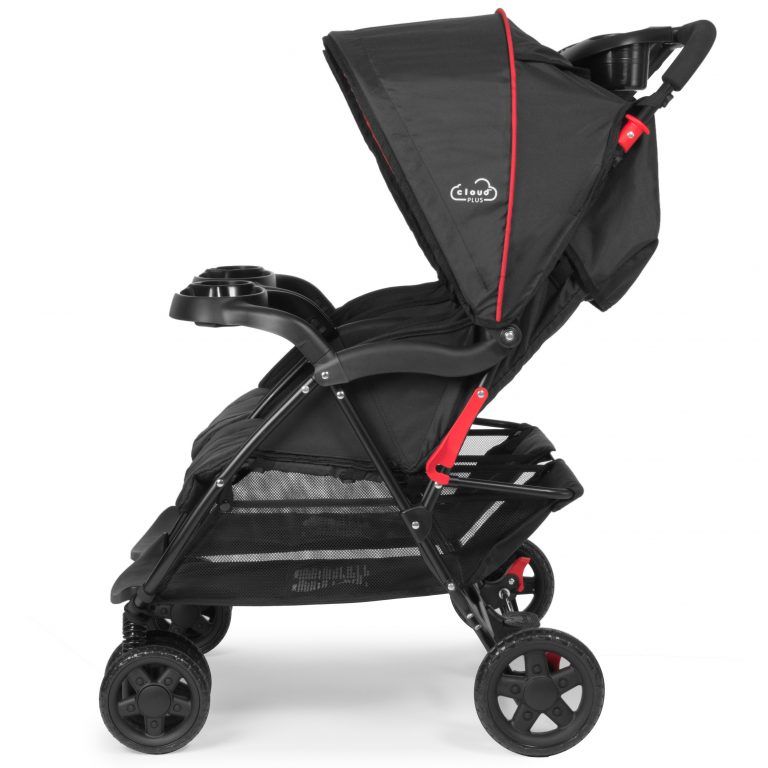 double stroller with tray