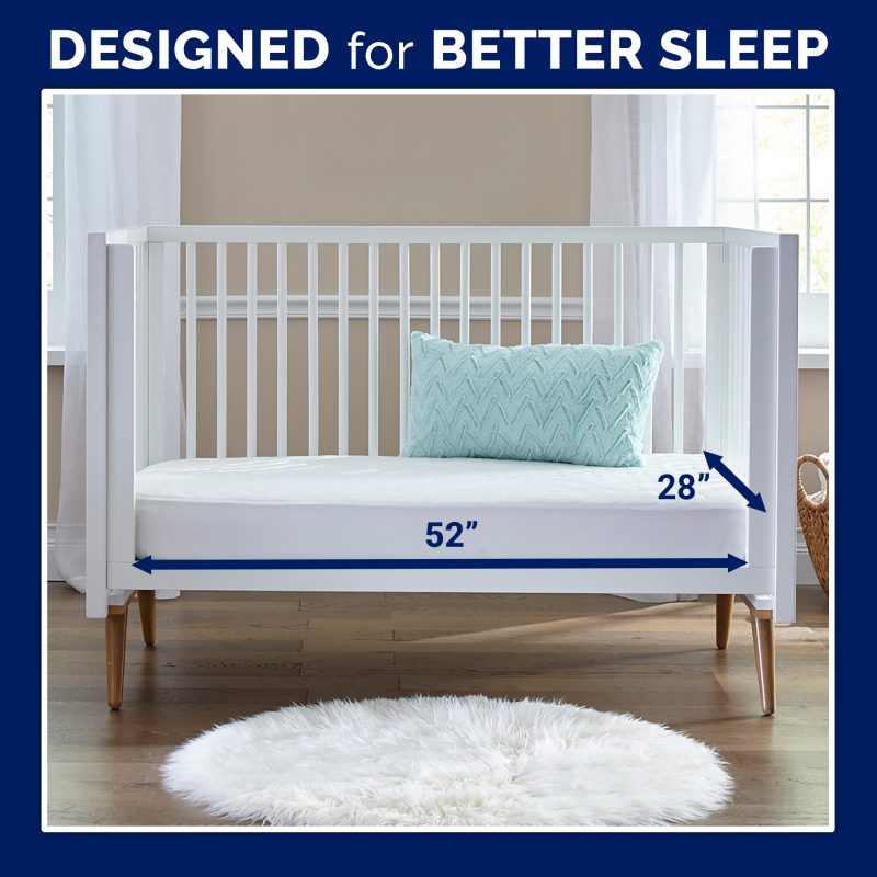 baby mattress fits standard cribs