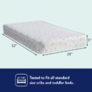 crib mattress that fits standard size cribs Thumbnail