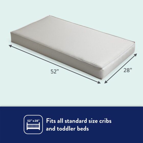crib and toddler mattress size