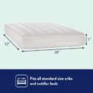 Standard crib mattress size Thumbnail
