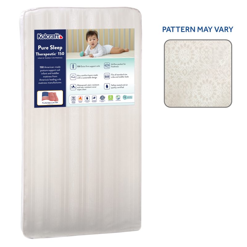 Kolcraft® Pure Sleep Therapeutic 150 Baby Mattress new pattern