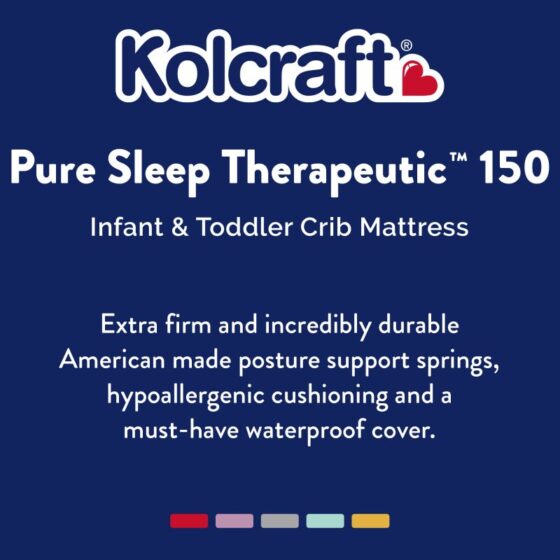 Infant and toddler bed mattress