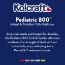 Kolcraft pediatric 800 baby mattress Thumbnail