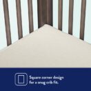 square edge for snug fit in crib Thumbnail