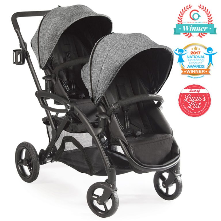 Kolcraft Cloud Plus Double Stroller Lightweight Double Stroller