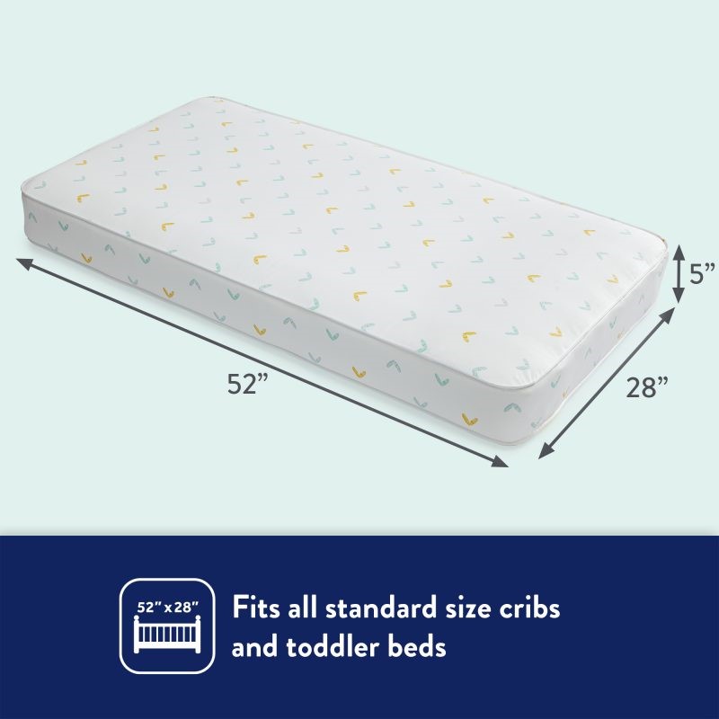 Crib mattress lying down