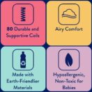 80 durable coils, airy comfort, earth materials, hypoallergenic Thumbnail