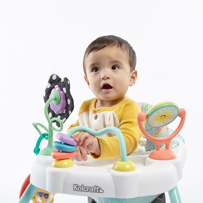 Kolcraft® Tiny Steps Too 2-in-1 Activity Walker - Clouds & Rainbows Image 8