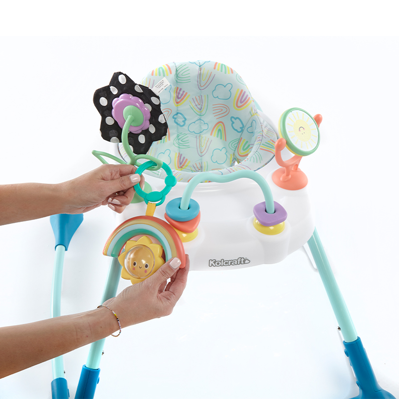 Kolcraft® Tiny Steps Too 2-in-1 Activity Walker - Clouds & Rainbows Image 7