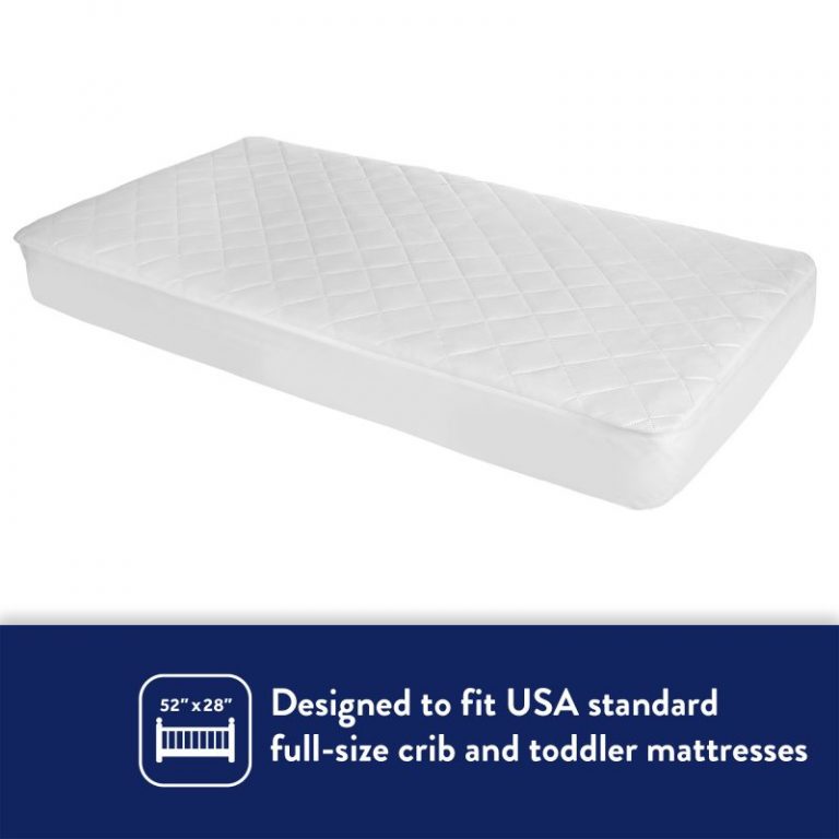 My First Memory Foam Baby Crib Mattress with Soft Waterproof Cover