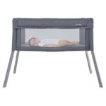 Kolcraft® Healthy Lite™ Portable Bassinet with Antimicrobial Sheet Protection - Gray/White Ditsy Triangle