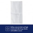 Kolcraft Waterproof Contoured Diaper Changing Pad - White Image 2 Thumbnail
