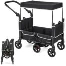 Kolcraft Cloud 360 Stroller Wagon folded 17 inch compact ultra-lightweight travel storage Thumbnail