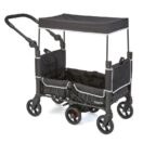 Kolcraft Cloud 360 Stroller Wagon - Midnight Black and Gray Image 1 Thumbnail